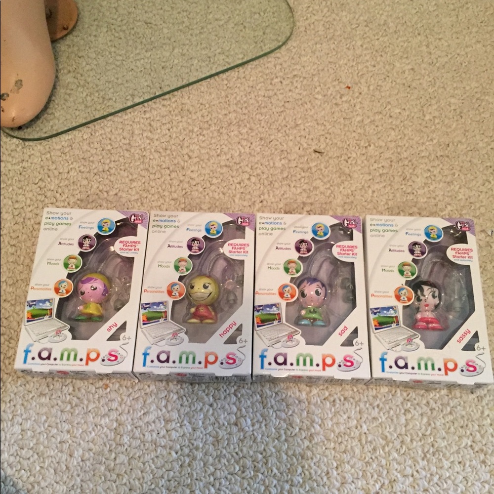 Mattel f.a.m.p.s game charms lot of. Four NWT